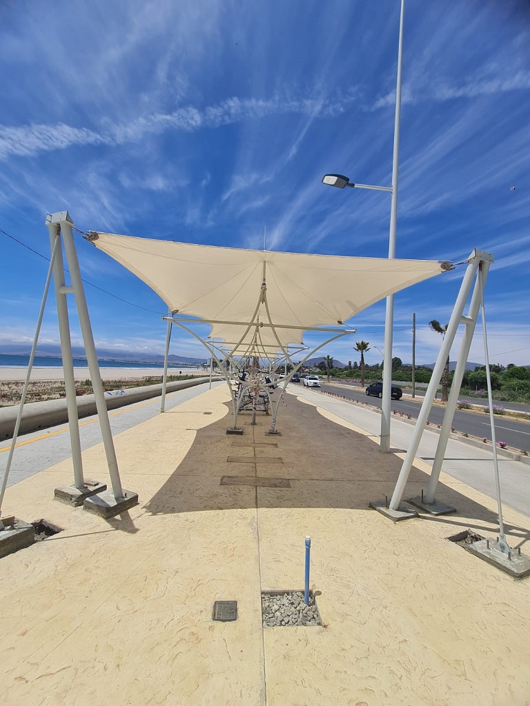 Vela de sombra, Toldo vela, Lona de PVC impermeable